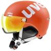 uvex hlmt 500 visor orange mat