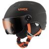 uvex junior visor pro black-orange mat
