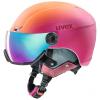 uvex hlmt 400 visor style pink-orange met