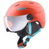 uvex junior visor pro  orange-petrol met mat