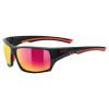 uvex sportstyle 222 pola black mat red/mirror red