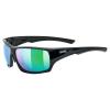 uvex sportstyle 222 pola black green/mirror green